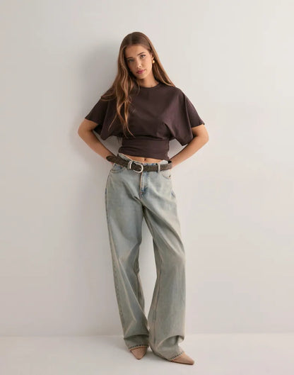 VIONA WIDE SLEEVE OVERSIZED TEE