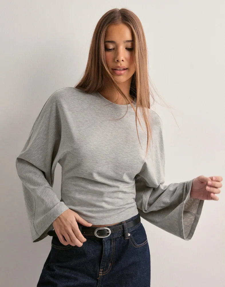 VIONA WIDE SLEEVE OVERSIZED TEE