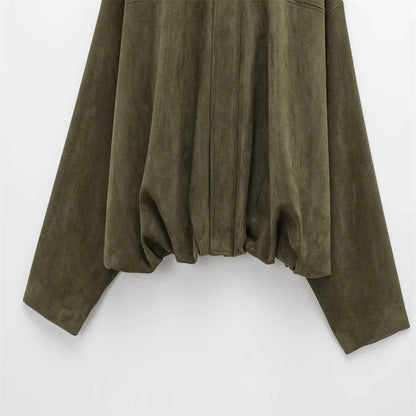 HARLOW FAUX SUEDE JACKET