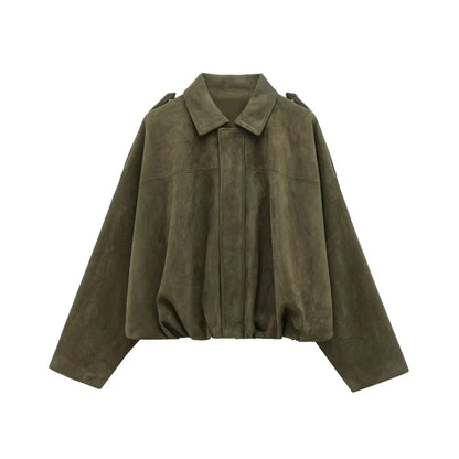 HARLOW FAUX SUEDE JACKET