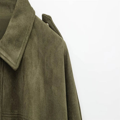 HARLOW FAUX SUEDE JACKET