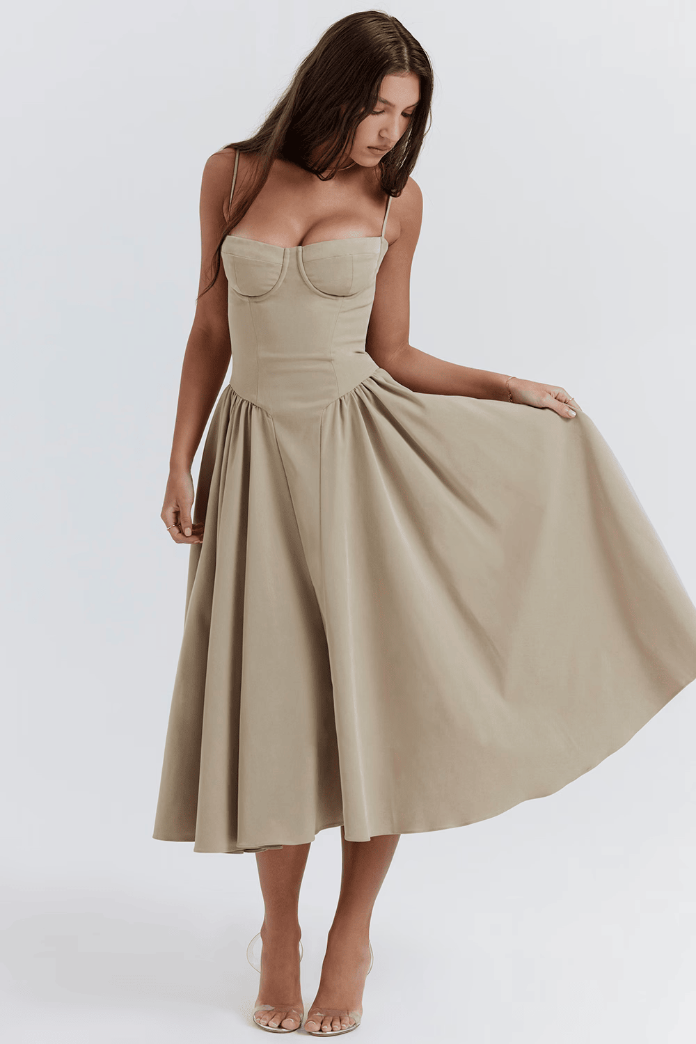 ELARA MIDI CORSET DRESS
