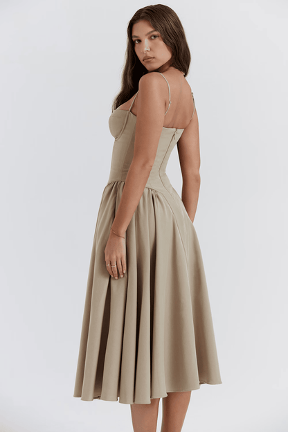ELARA MIDI CORSET DRESS