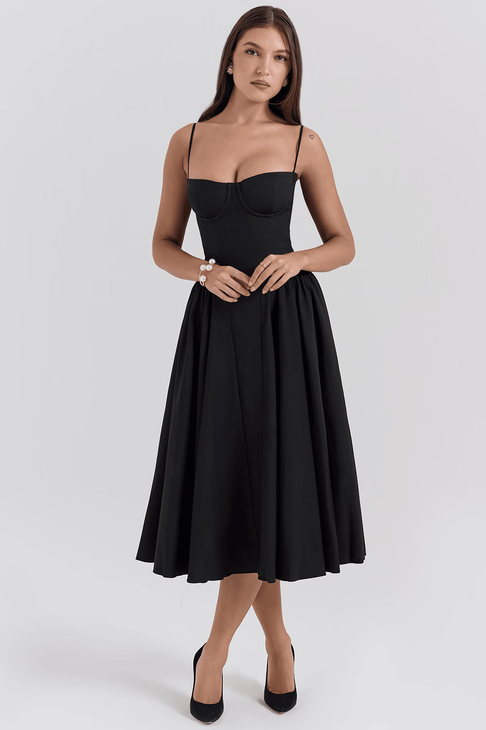 ELARA MIDI CORSET DRESS