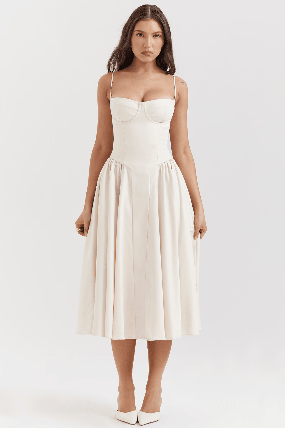 ELARA MIDI CORSET DRESS