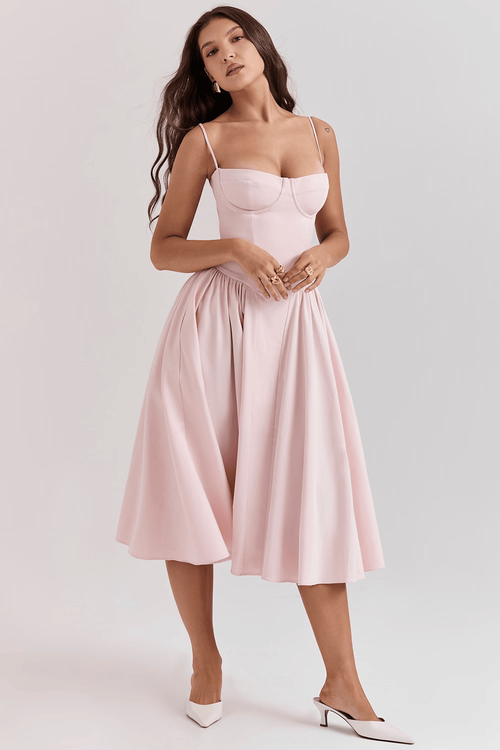 ELARA MIDI CORSET DRESS