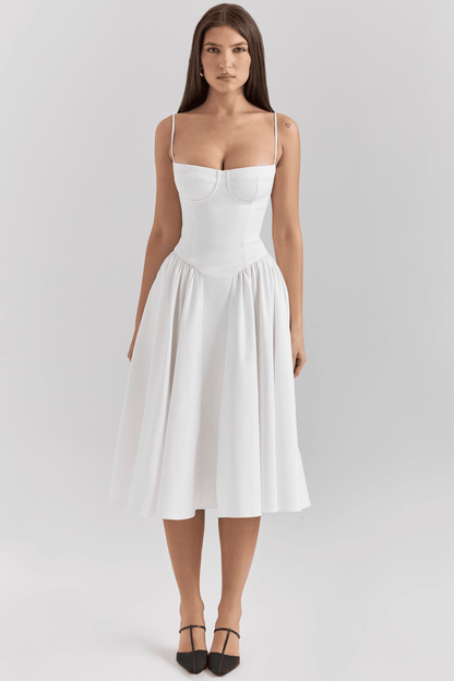 ELARA MIDI CORSET DRESS